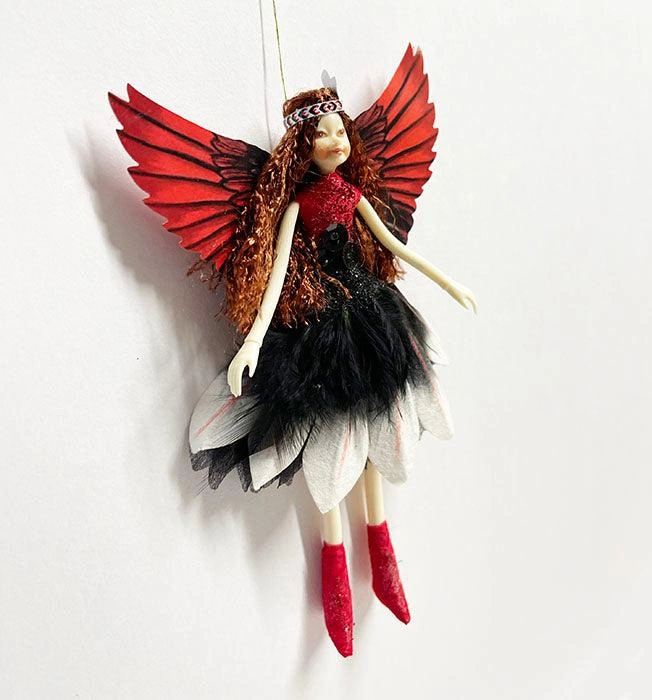 Whimsical Huia Bird Fairy Doll from New Zealand 2022
