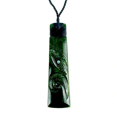 Greenstone Toki Manaia: 12cm of Aotearoa Spirit. Wear the Power. Feel the Mana.